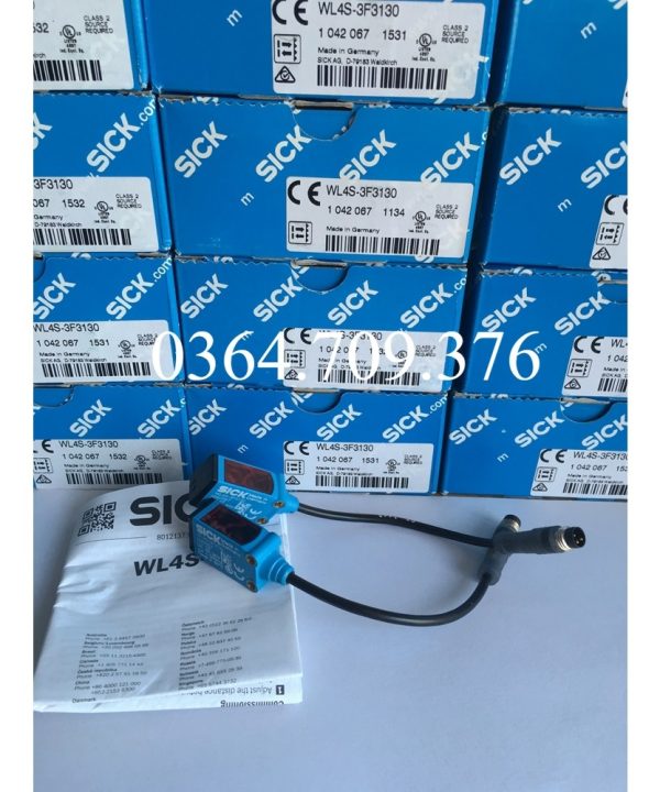 Cảm Biến Quang Điện Phản Xạ Gương WL4-3F3130 Chính Hãng  WL4S-3F3130