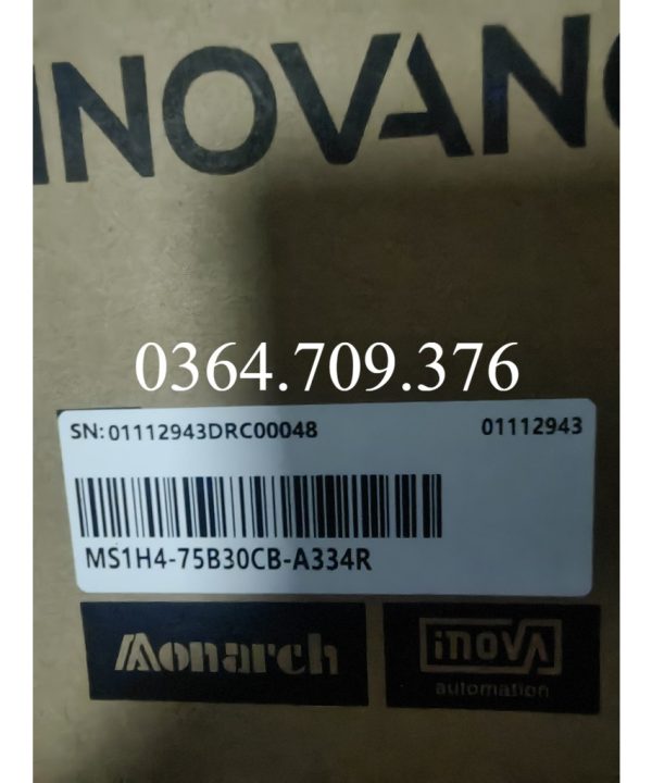 Inovance MS1H4-75B30CB-A334R Thương Hiệu Mới Ban Đầu Xcy