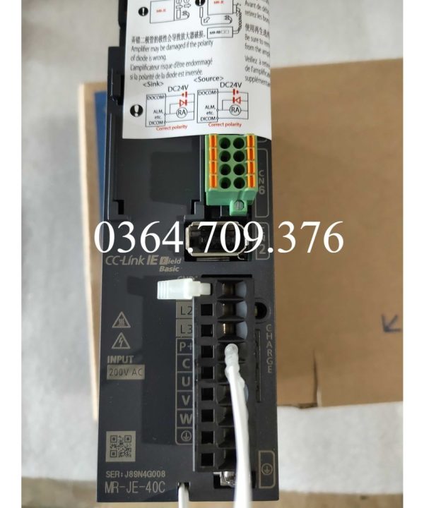 Driver MR-JE-40C Servo Mitsubishi Chính Hãng Nguồn Cung Cấp Hàng Chính Hãng Dòng Je Chào Mừng Bạn Đến Với Yêu Cầu