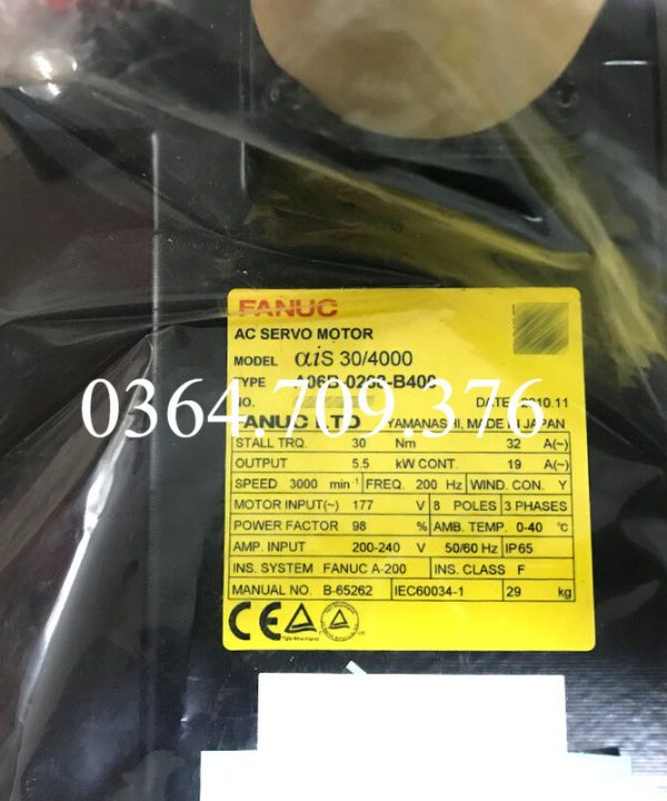 A06B-0268-B400 A06B-2268-B400FANUC FANUC Động Cơ Servo Ban Đầu Thương Hiệu Mới