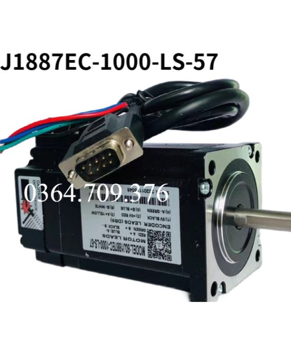 60j1887ec-1000-ls-57 Jiemeikang 60 Vòng Kín Động Cơ Servo Bước Hai Pha Vít Động Cơ Phanh Step Motor JMC