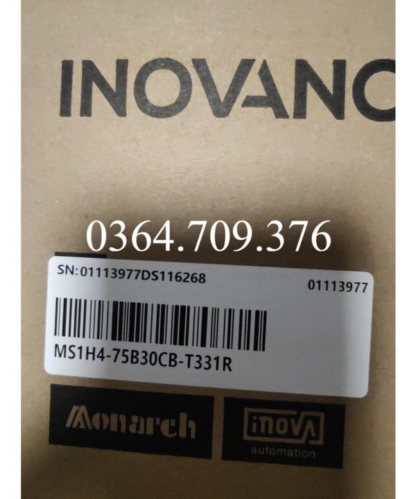 Inovance MS1H4-75B30CB-T331R, Hoàn Toàn Mới Ban Đầu Xcy