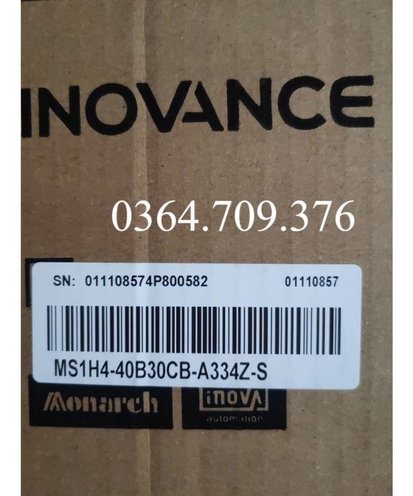 Inovance MS1H4-40B30CB-A334Z-S   Loại Dây Nịt 400W Có Phanh