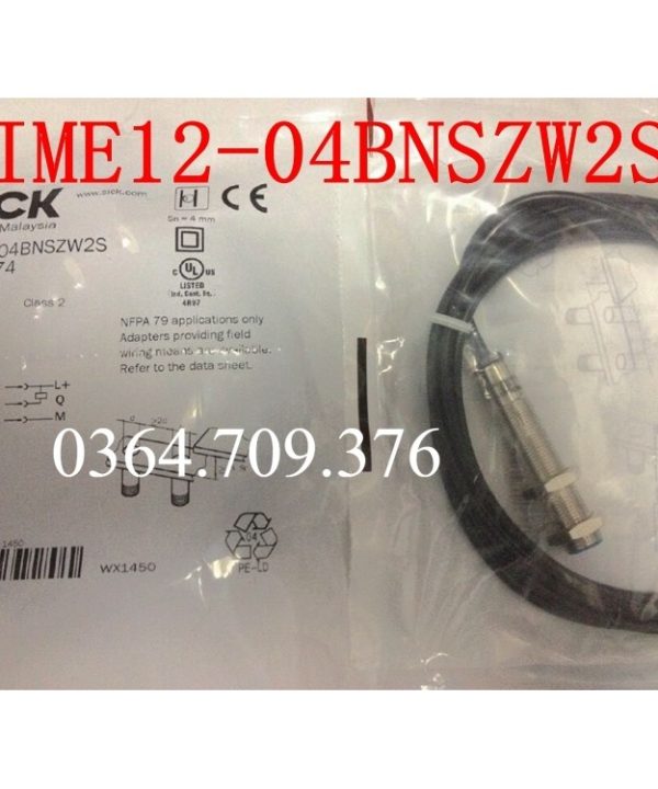Công Tắc Tiệm Cận SICK  Nguyên Bản Hoàn Toàn Mới IME12-04BPSZW2S IME12-04BNSZW2S