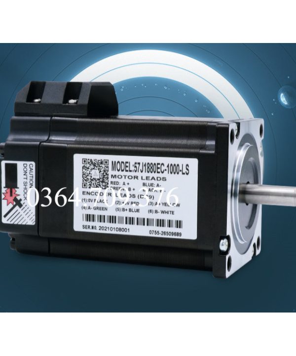 57j1880ec-1000-ls-z-e3m0 Jiemeikang 57 Động Cơ Bước Hai Pha Vòng Kín Động Cơ Mặt Nạ Step Motor JMC