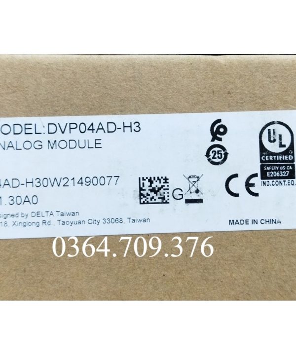 PLC DVP04AD-H3/DVP04DA-H3 Module Mở Rộng Delta Delta