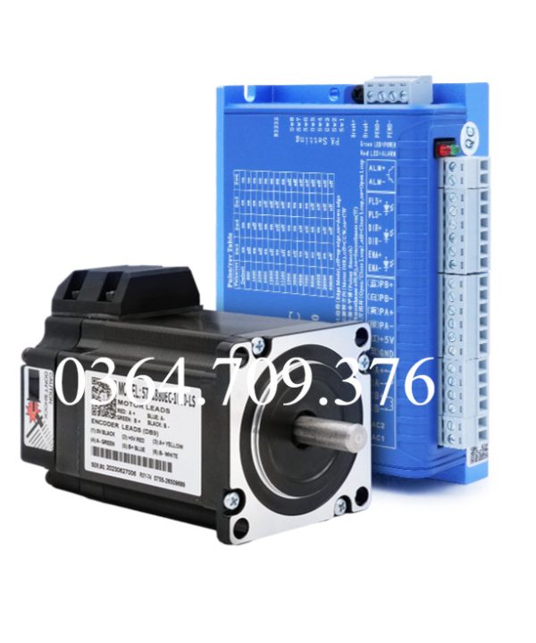Bộ Điều Khiển Động Cơ Bước Vòng Kín Jiemeikang 57J1880EC-1000-LS Bộ ĐK SERVO DC Phanh 2hss57 Step Motor JMC