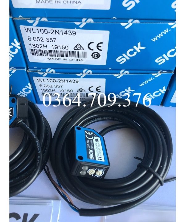 WL100-2N1439 WL100-N1432 Công Tắc Quang Điện SICK  (Không Có Giá Đỡ Và Ống Kính)