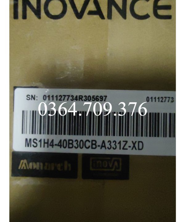 Inovance MS1H4-40B30CB-A331Z-XD, Hoàn Toàn Mới Ban Đầu Xcy