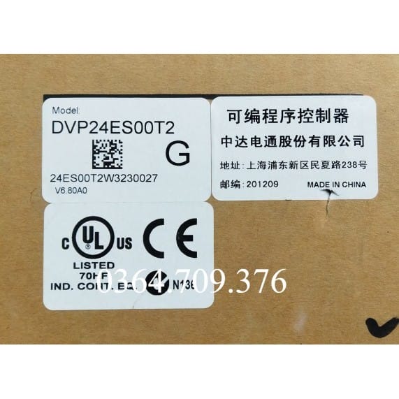 PLC Dvp24es00t2  Dòng ES  Của Delta