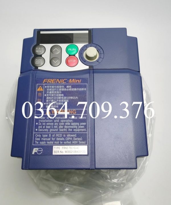 FRN0.75C1S-4C 0.1 0.2 0.4 1.5 2.2 3.7e1s-7C Nhật Bản Fuji Biến Tần