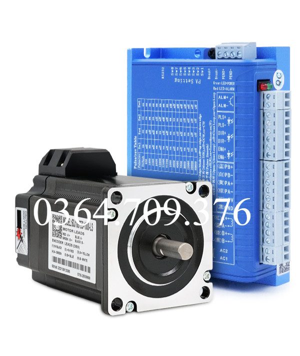 Bộ Điều Khiển Động Cơ Bước Vòng Kín Jiemeikang 60J1887EC-1000-LS 3nm 2hss57 Tốc Độ Cao Step Motor JMC