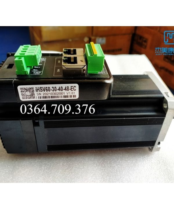 JMC 400 Wát Tích hợp động cơ servo & Bộ điều khiển ethercat mạng 3 phase 48V cho 3D cắt laser CNC Máy iHSV60-30-40-48-EC