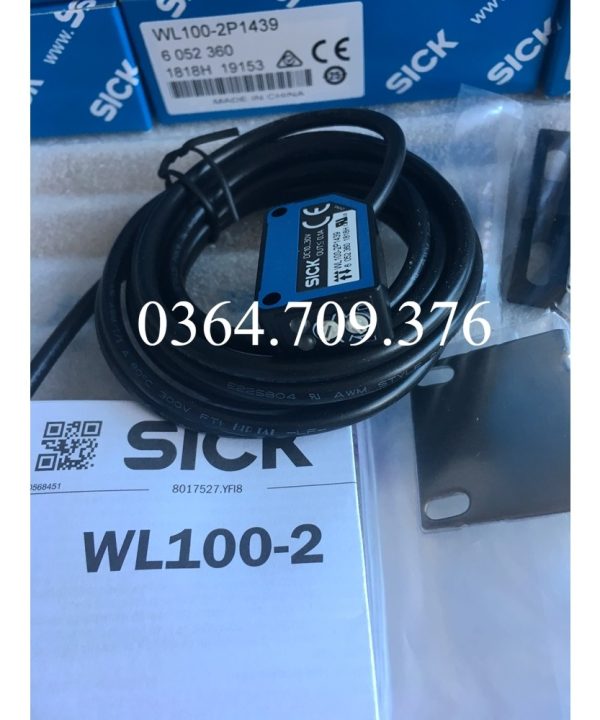 Hoàn Toàn Mới WL100-2P1439 Công Tắc Quang Điện SICK Chính Hãng  Mục Số 6052360