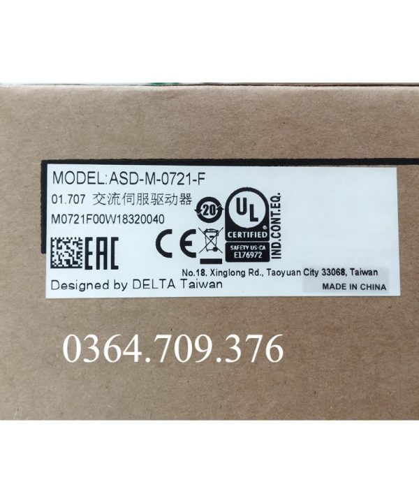 ASD-M-0721-F Delta M Series Servo