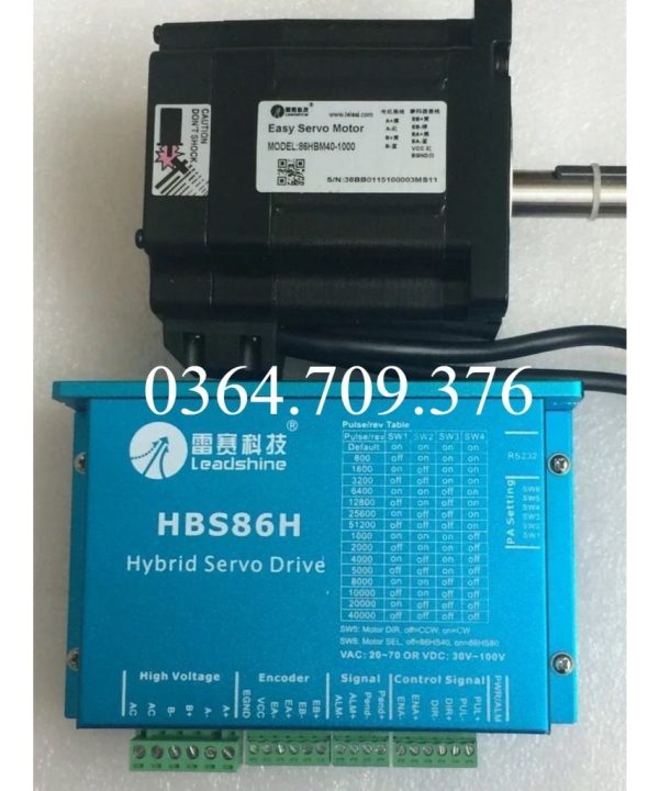 Leadshine Servo Hbs86hbm40-1000 Động Cơ Servo Bước 86 Bước Vòng Kín