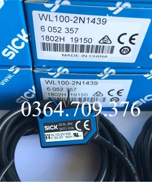 Công Tắc Quang Điện SICK  Nguyên Bản Hoàn Toàn Mới WL100-2N1439 WL100-N1439