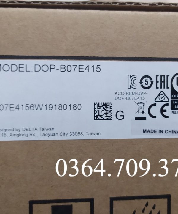 HMI Delta DOP-B07E415   Dòng B  Giao Diện Người-máy