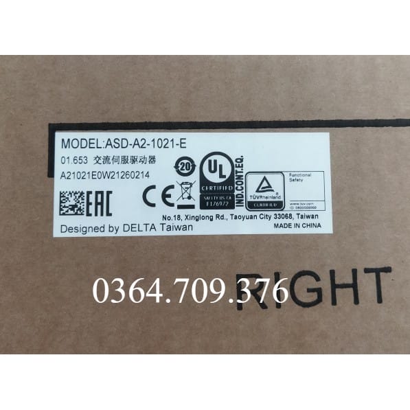 Bộ ĐIỀU KHIỂN SERVO Delta ASD-A2-1021-E