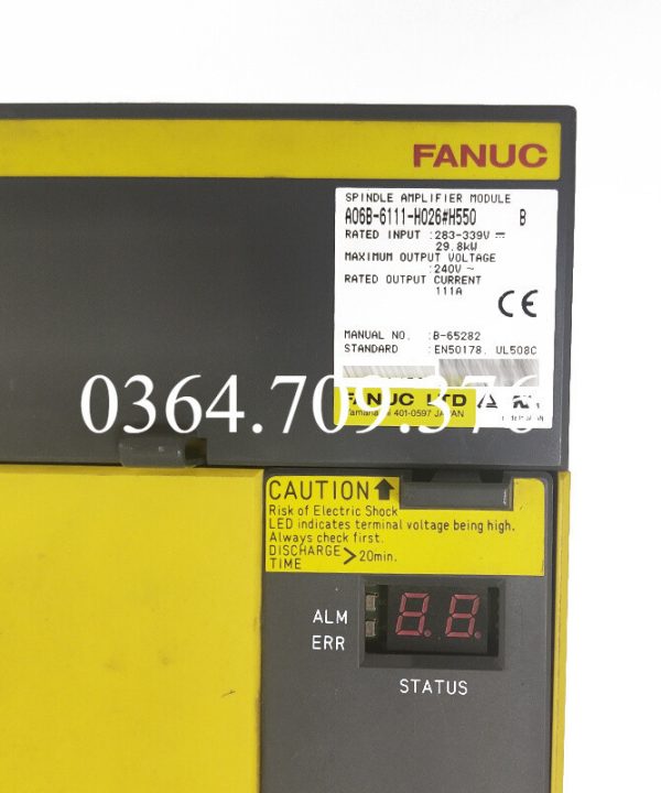 A06B-6141-H026 6111-h026 # H550 Fanuc DC Servo Drive Mới