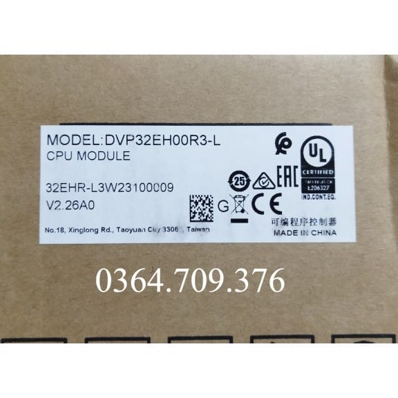 PLC  Delta    DVP32EH00R3-L Dòng Eh3