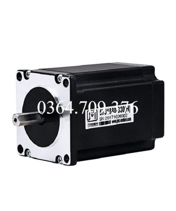 JMC 2 Pha 2N.m CNC Kit Nema23 Động Cơ Bước Micro Tuyến Tính Trục D=8mm 57J1880-830 Máy Khắc