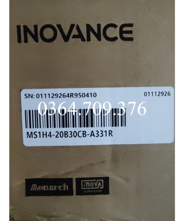 Inovance MS1H4-20B30CB-A331R, Hoàn Toàn Mới Ban Đầu