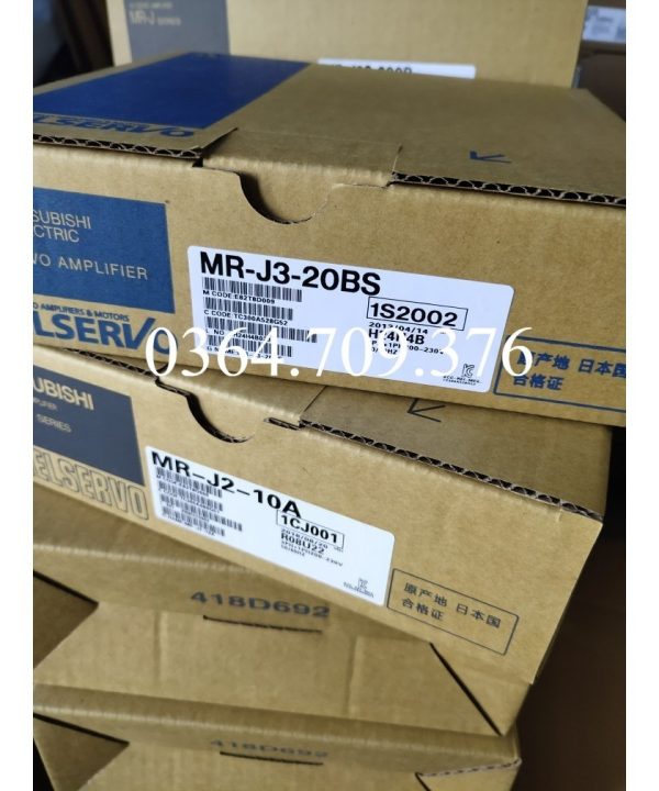 Mitsubishi Bộ Điều Khiển Servo MR-J3-20BS 10bs Chào Mừng