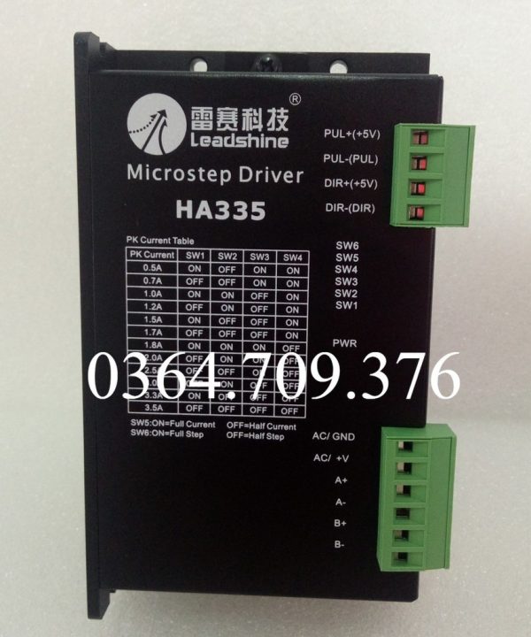 Bộ Điều Khiển Bước 2 Pha Leadshine Hoàn Toàn Mới Ha335 Đảm Bảo Xác Thực Ban Đầu