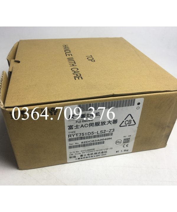 Fuji Servo Driver RYT751D5-VC2-Z88/RYT751D5-VV2
