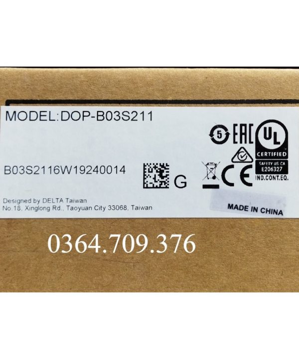 HMI DOP-B03S211 Màn Hình Cảm Ứng Delta