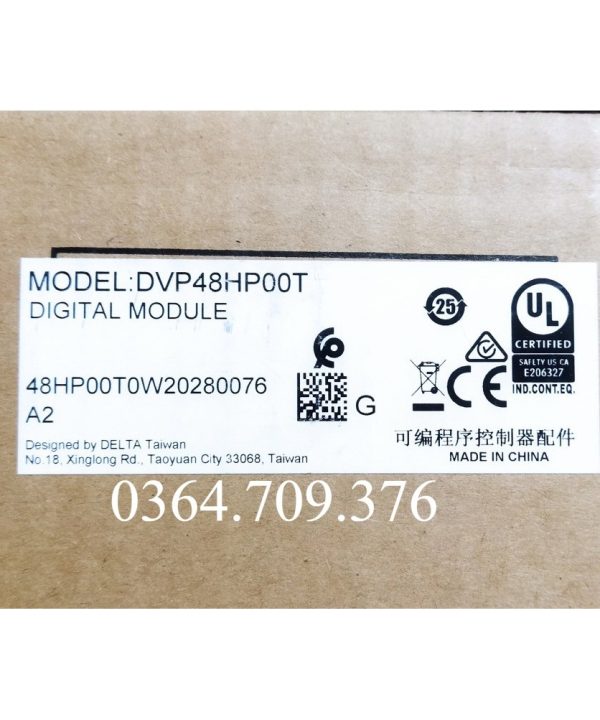 PLC Dvp48hp00t Module Mở Rộng Bộ Điều Khiển Lập Trình Delta