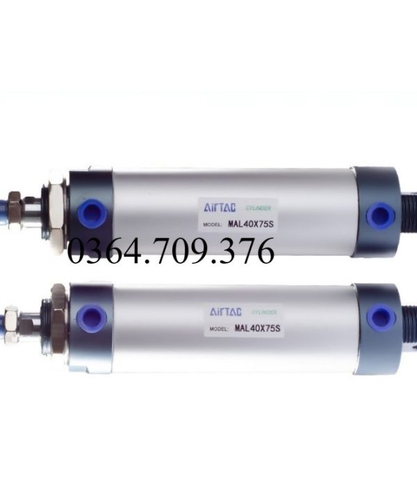 AirTac Mini Xy Lanh Mal16/20/25/32/40/50/63x50x75x100x125x150-s-ca