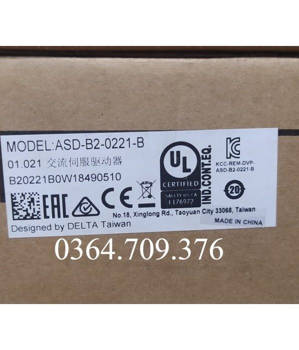 Bộ Điều Khiển Lập Trình Delta Của ASD-B2-0221-B