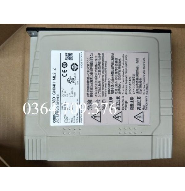 Động Cơ Servo R88M-G40030H-BS2-D Chính Hãng Omron 400W Có Phanh  Chính Hãng