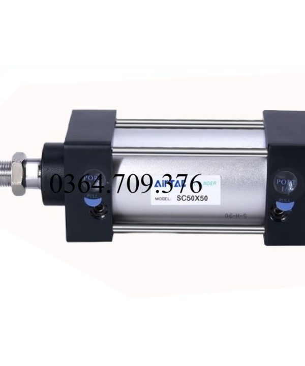 AirTac Xy Lanh Tiêu Chuẩn  Xy Lanh Lực Đẩy Lớn Sc32/40/50/60/80/100/125/200X25X50-S
