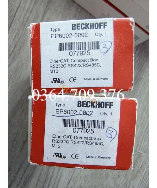 Ep6002-0002 Beckhoff Module PLC