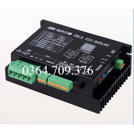 Bộ Điều Khiển Động Cơ DC BLDC 24v48v Điện Áp Thấp Vừa Và Thấp ZBLD.C20-800LRC Được Tích Hợp Bộ Điều Khiển