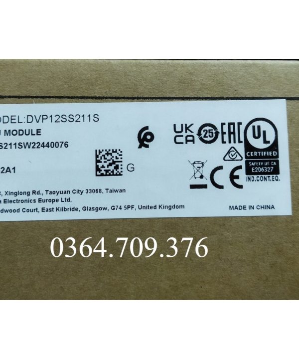 PLC Dvp12ss211s    Delta  Bộ Điều Khiển Lập Trình