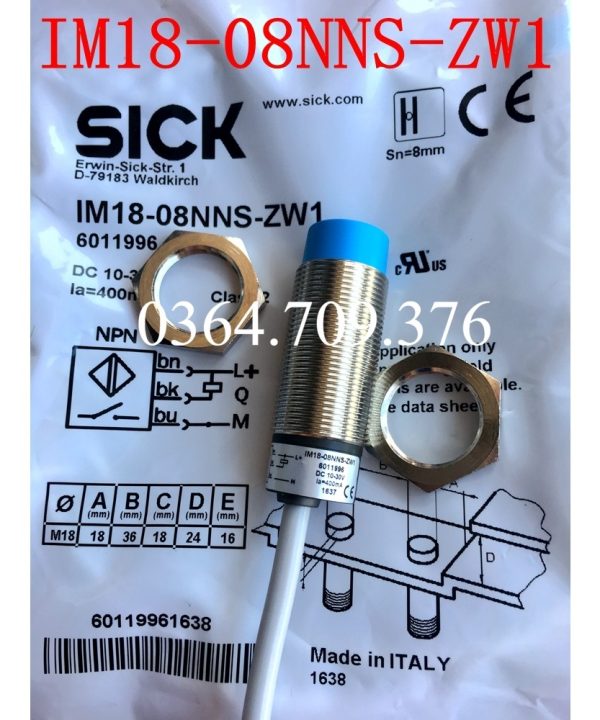 Bán  Bao Bì Gốc Hoàn Toàn Mới, Công Tắc Tiệm Cận SICK  IM18-08NNS-ZW1