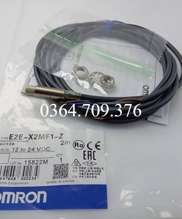 E2E-X2MF1-Z Cảm biến tiệm cận cảm biến M8 3 dây PNP không có khoảng cách bắt 2mm từ new
