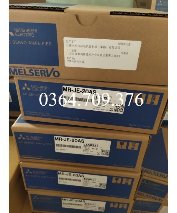 Mitsubishi Servo Drive MR-JE-20AS HJ-KS23J 40as HJ-KS43J