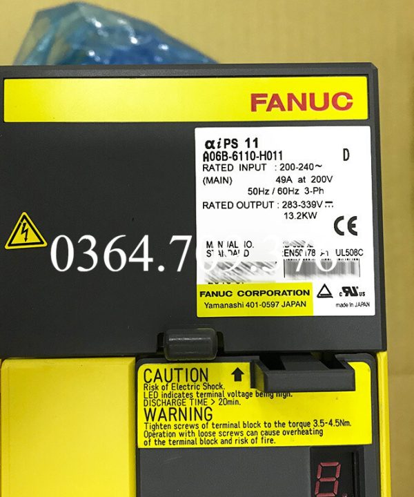 Bộ Khuếch Đại Trình Điều Khiển Servo Fanuc FANUC A06B-6110-H011  Ban Đầu Mới