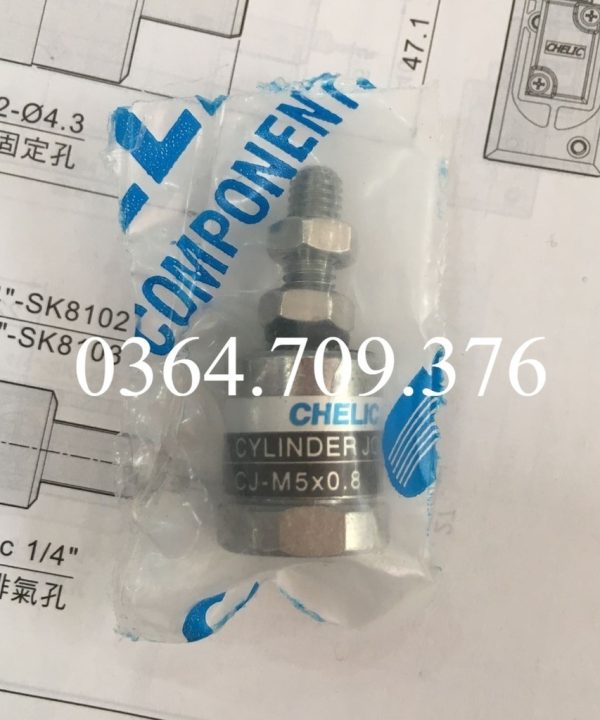 Phụ Kiện Đầu Trục Xi Lanh Chính Hãng CHELIC Tự Động CJ-M5 Khớp Nổi * 0.8