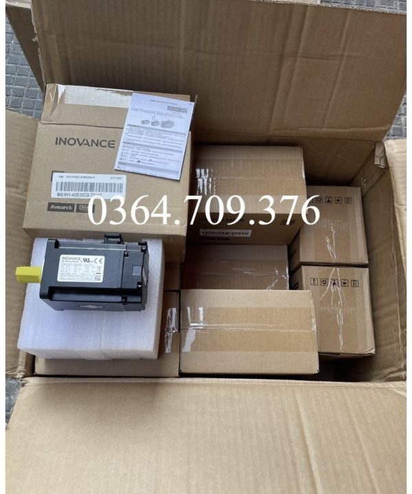 Động Cơ Servo Inovance Hoàn Toàn Mới MS1H1-40B30CB-T331Z 400W, Tốc Độ Sản Xuất Mới Đến