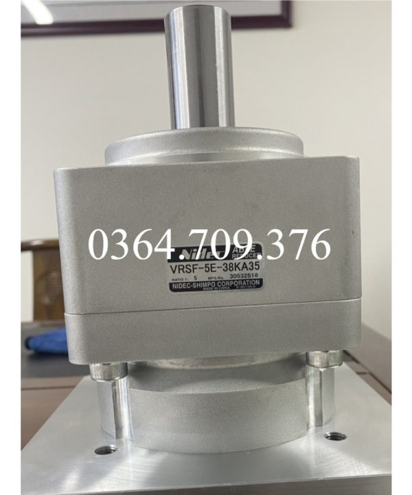 Nhật Bản Nidec Bánh Răng Hành Tinh Dòng Vrsf Giảm Tốc Chính Xác VRSF5E-38KA35 Với Động Cơ Servo 3KW