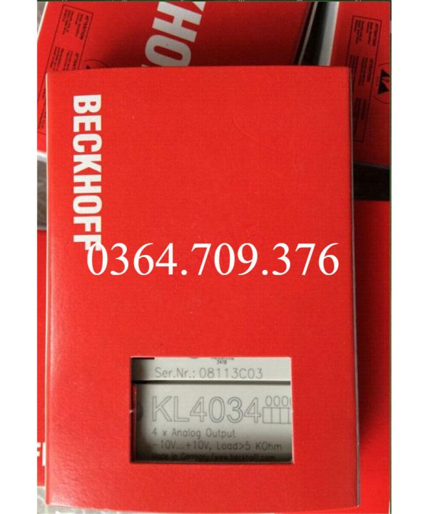 1 Module PLC Beckhoff kl4034