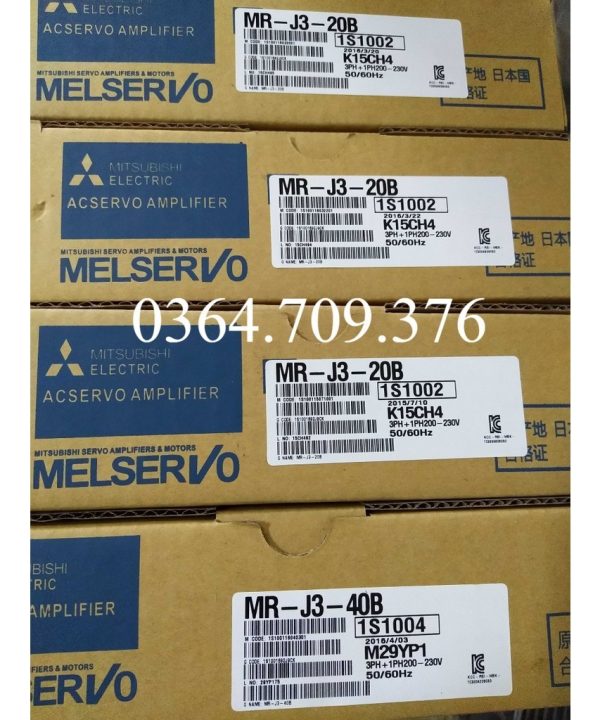 Bộ Điều Khiển Servo MR-J2S-20B Hãng Mitsubishi