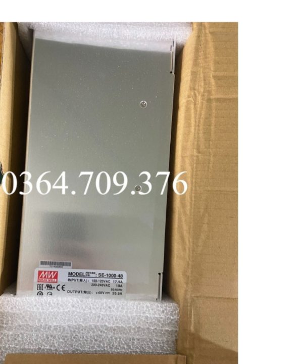 Bộ Nguồn Mean Well SE-1000-48 Công Suất 1000W 48V 20.8A Taiwan