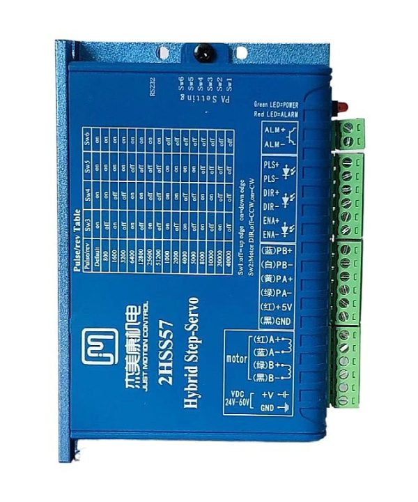 2hss57-42-5/24 Jiemeikang Vòng Kín 42 Bộ Điều Khiển Động Cơ Bước 2 Pha Thích Ứng Với Động Cơ Vòng Kín 42 JMC Stepper